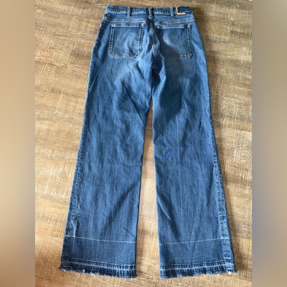 Polo Ralph Lauren (30R) Denim Bootcut Jeans with Frayed Bottom Hem - Picture 4 of 8
